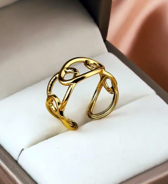 ABJUSTABLE GOLD RINGS
