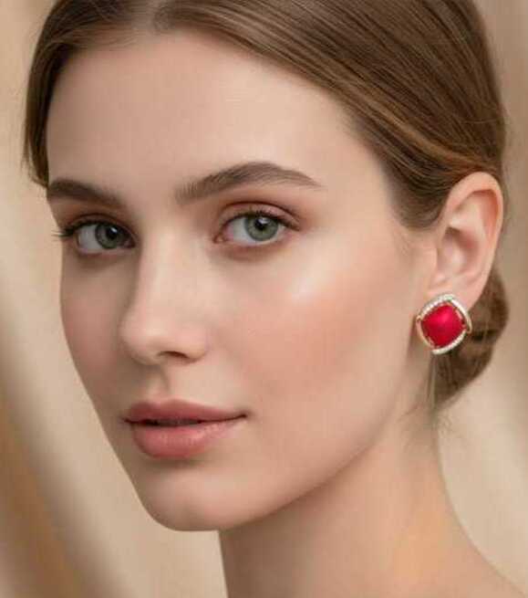 SCARLET AURA EARRINGS