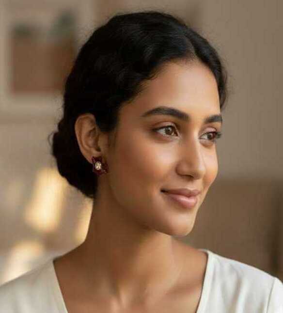 MIDNIGHT MERLOT EARRINGS