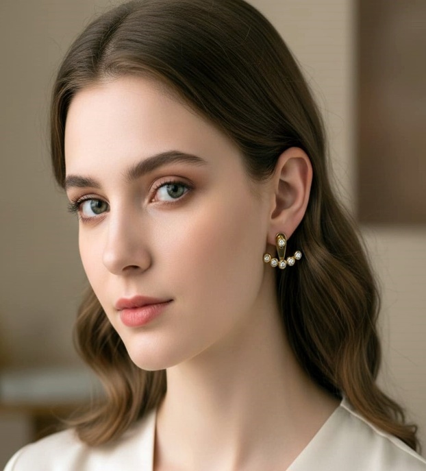 CELESTRIAL ARC EARRINGS