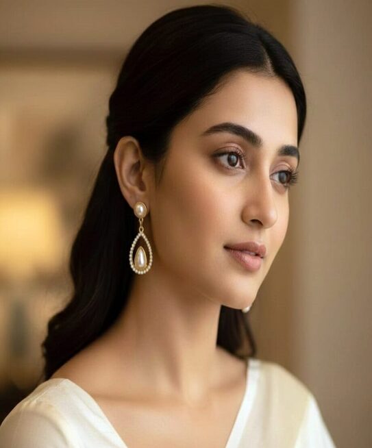 PEARL TEARDROP EARRING