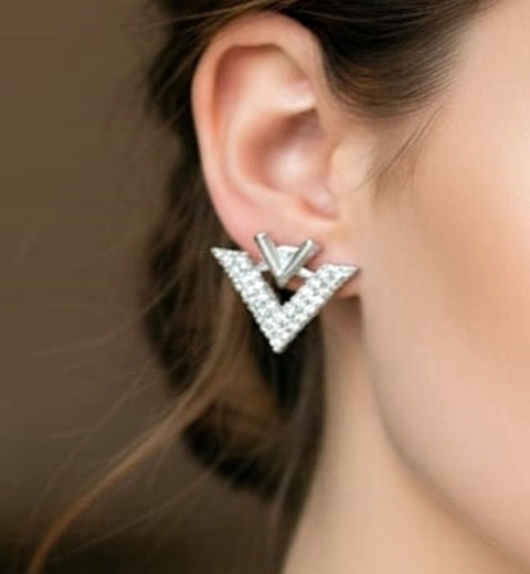 V"  WITHIN EARRINGS
