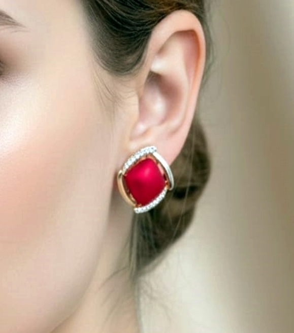 SCARLET AURA EARRINGS