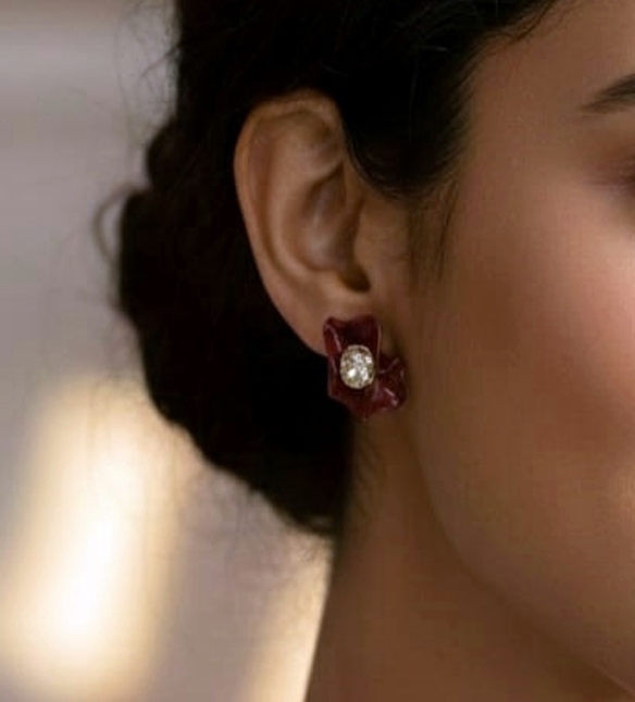 MIDNIGHT MERLOT EARRINGS