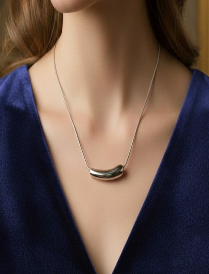 ARCH NECKLACE SILVER