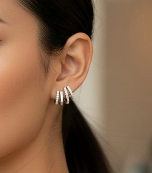 MULTI LAYERED EARRING