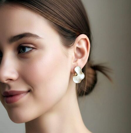 MARBLE ABSTRACT EARRINGS