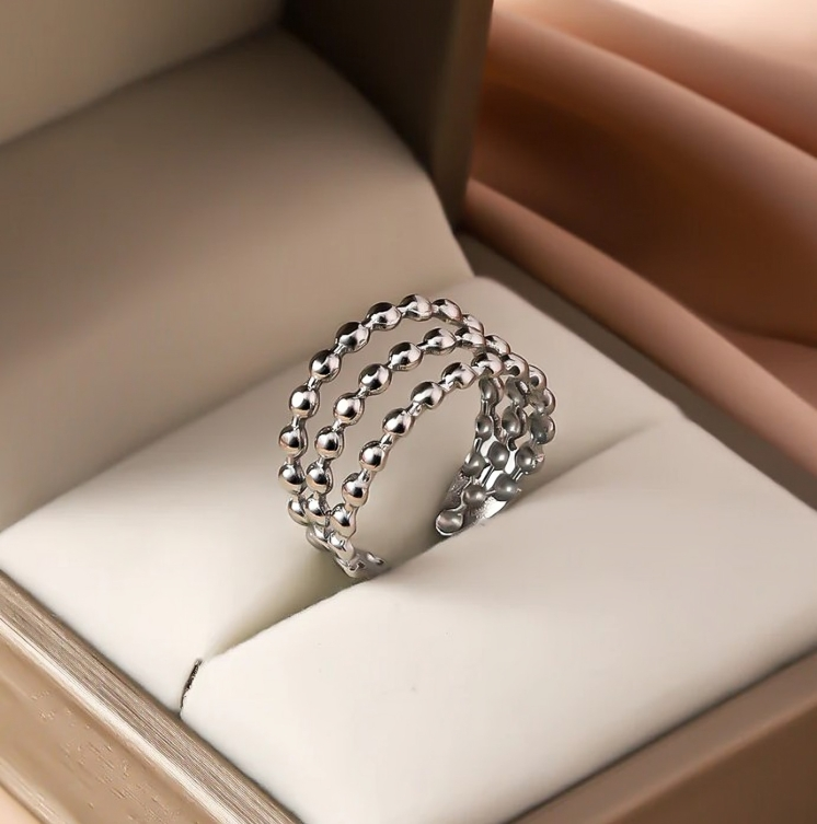 Triple-Band Beaded Stack