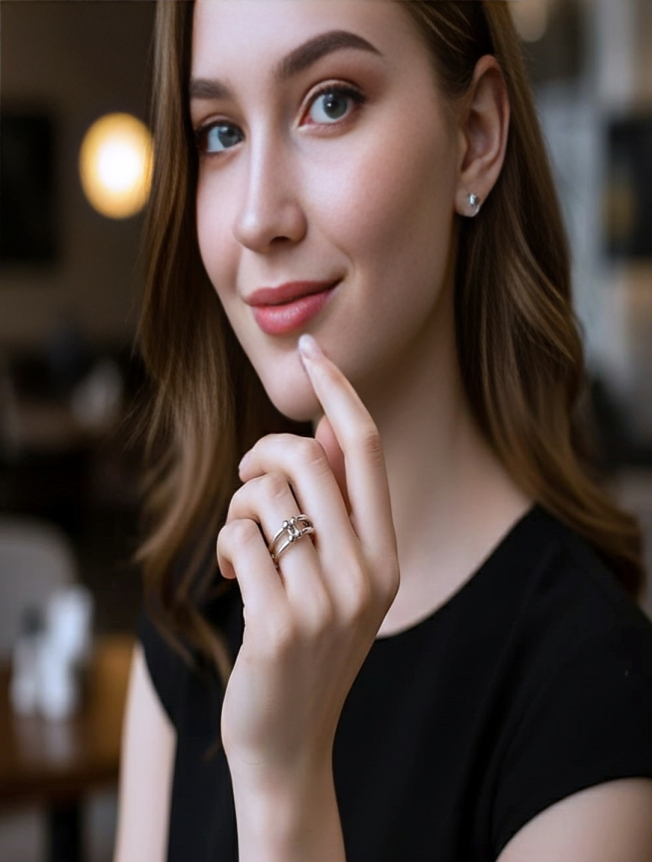 ABJUSTABLE SILVER RINGS