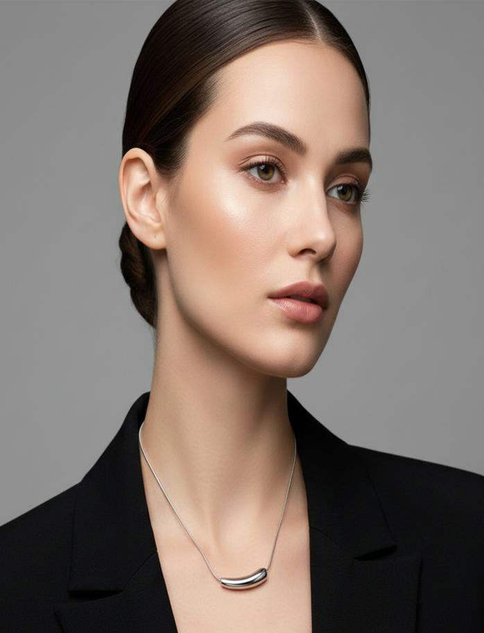 ARCH NECKLACE SILVER