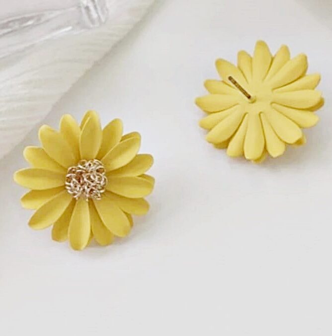 SUNFLOWER EARRING