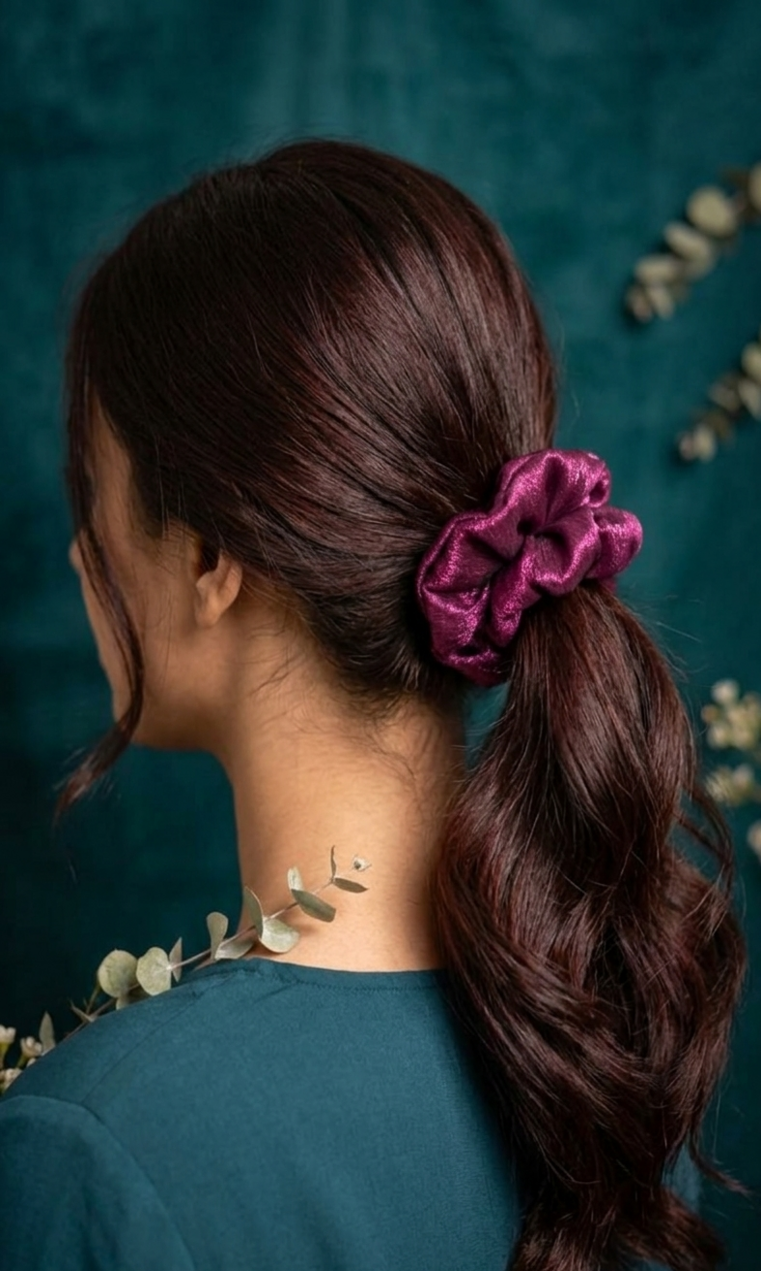 PONYTAIL HOLDER HAND MADE (2 PIECE)