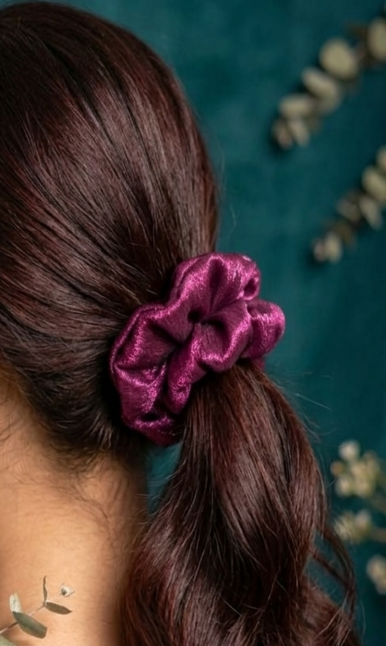 PONYTAIL HOLDER HAND MADE (2 PIECE)