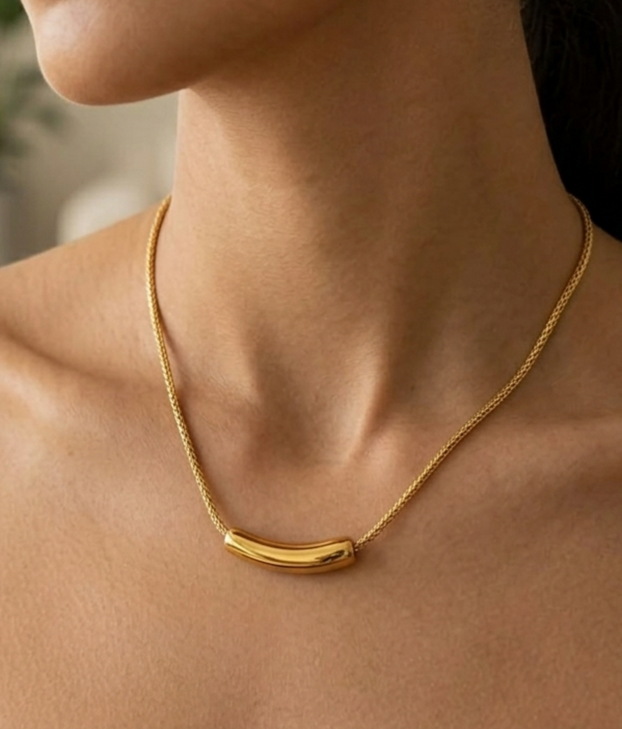 ARCH NECKLACE (GOLDEN)
