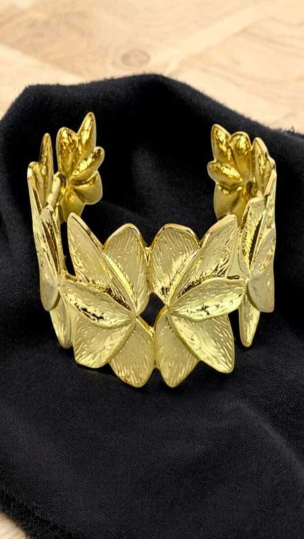 FLOWER BRACELET GOLDEN